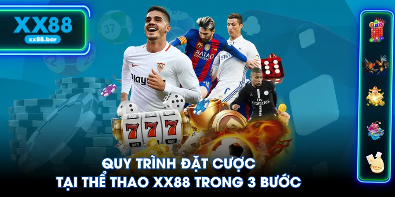 Quy trình đặt cược tại thể thao XX88 trong 3 bước