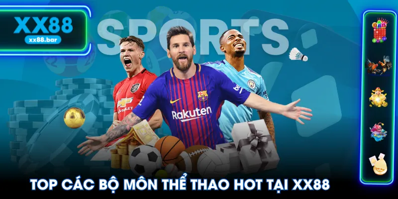 Top các bộ môn thể thao hot tại XX88